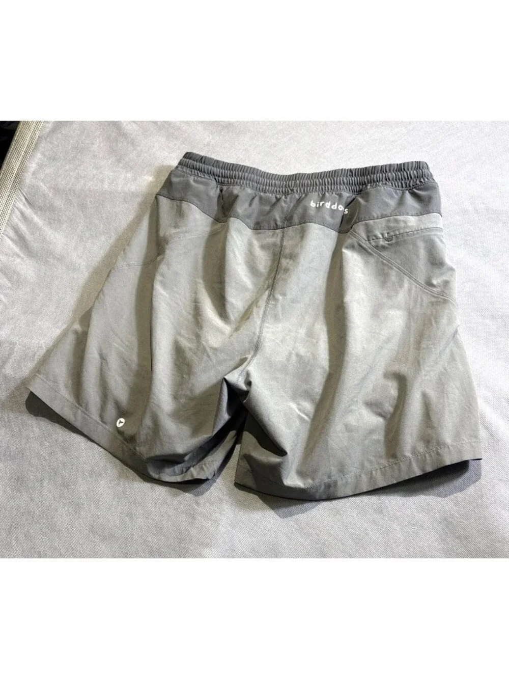 Birddogs Mens Classic Fit Gray Shorts With Inner Liner Lightweight & Stretchy Si